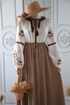 Nakışlı Bohem Bluz