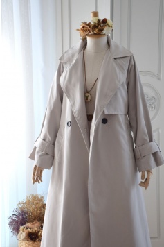 Taş Rengi Trench Coat