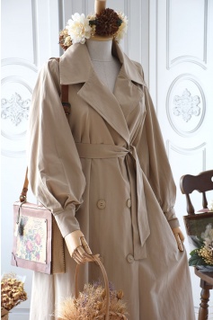 Camel Rengi Trench Coat