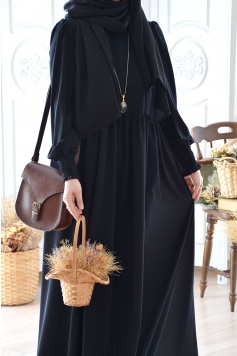 Medine Elbise Siyah Renk