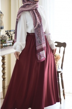 Modal Etek Bordo