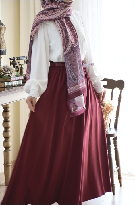 Modal Etek Bordo