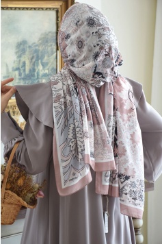 Retro Şal Bebe Soft Pembe