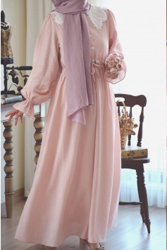 Pamuk Şeker Elbise Pembe