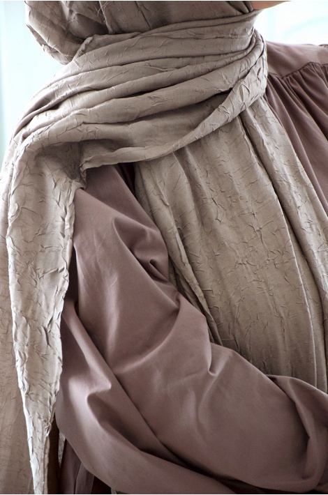 Bambu Kraş Şal Nude