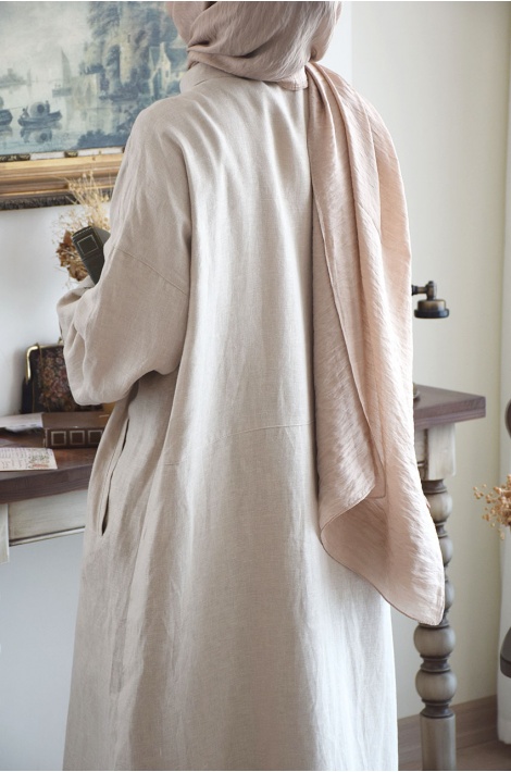 Oversize Model   Keten   Ferace  Bej