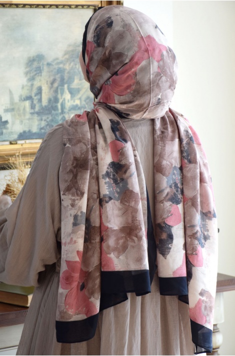 Tablo Şal Gül Pembe Rengi