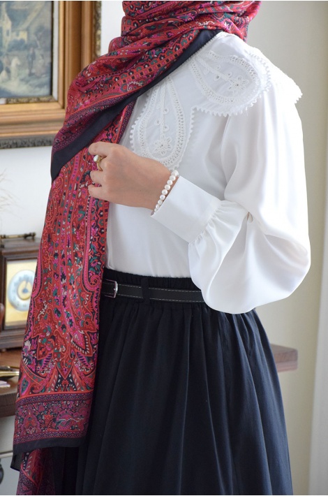 Kemerli Vual Etek Siyah