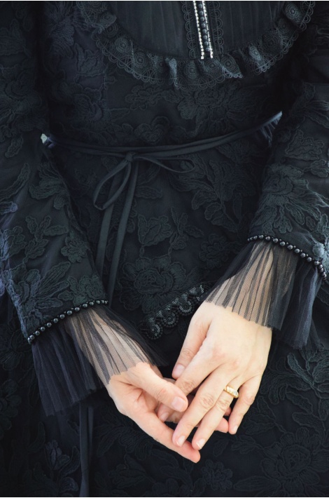 Elegant Elbise Siyah