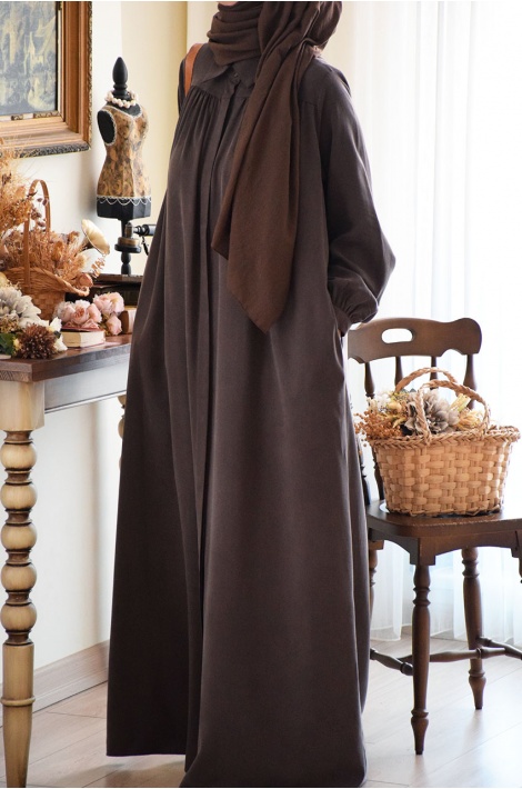 Robalı Model  Pastel Kahverengi Ferace