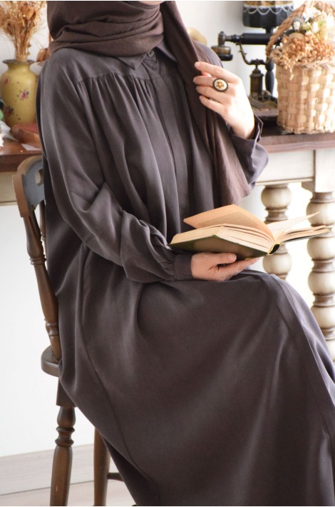 Robalı Model  Pastel Kahverengi Ferace