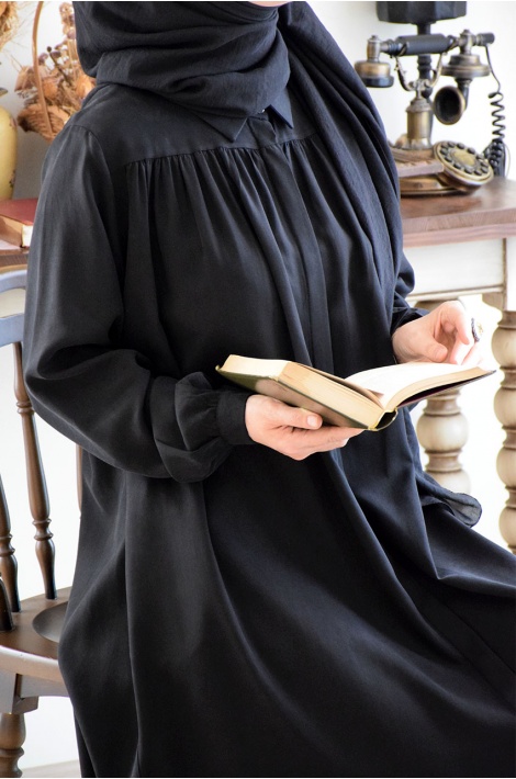 Robalı Model Pastel Siyah