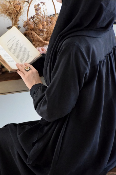 Robalı Model Pastel Siyah