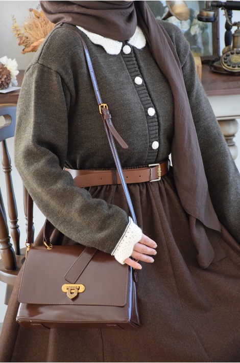 Vintage Model Kahverengi Çanta