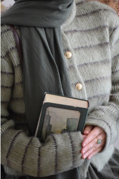 Çizgili Yumuşacık Triko Hırka