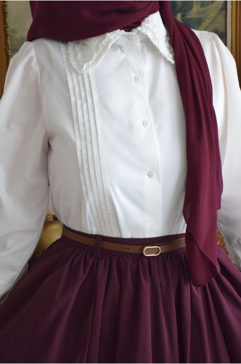 Beyaz Elegant Gömlek