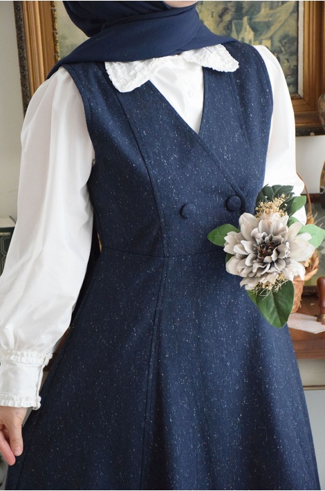 Kar Yağdı Jile Lacivert