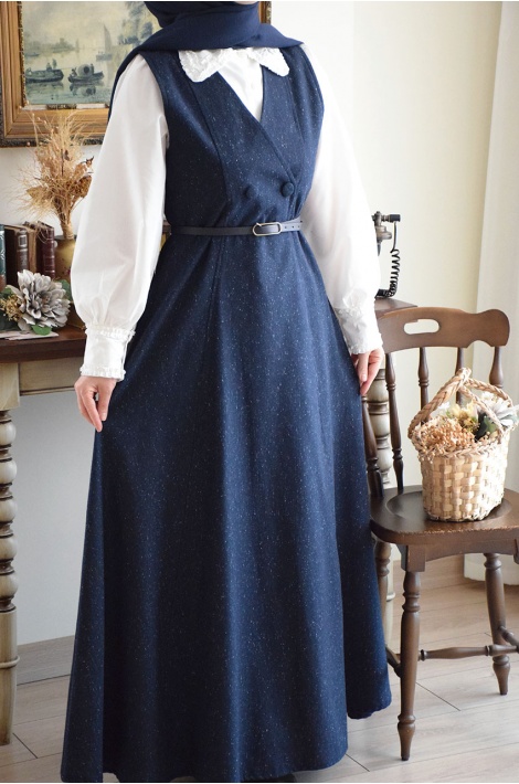 Kar Yağdı Jile Lacivert