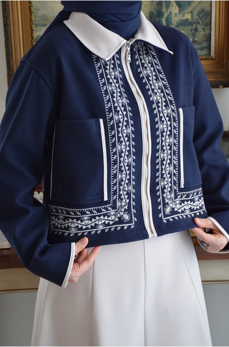 Otantik Ceket Lacivert