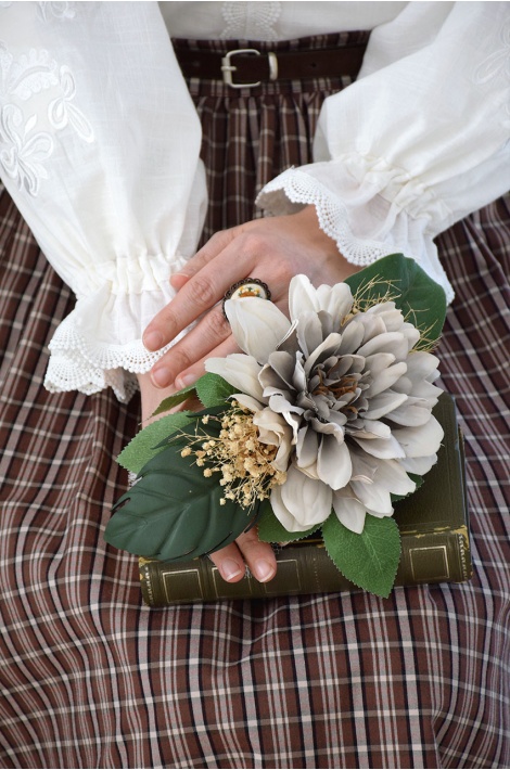 Kahverengi Ekose Etek