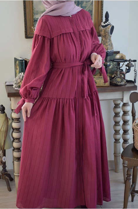 Zarif Elbise Vişne Rengi