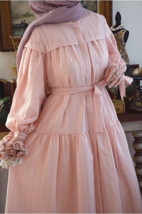 Zarif Elbise Pudra Pembe Rengi