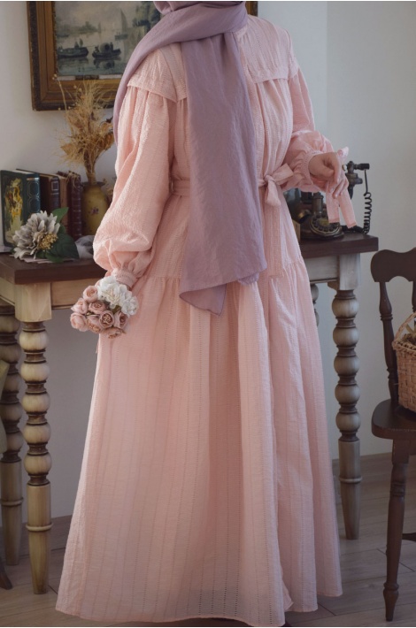 Zarif Elbise Pudra Pembe Rengi