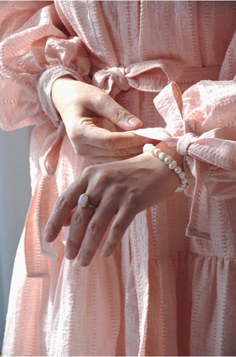 Zarif Elbise Pudra Pembe Rengi