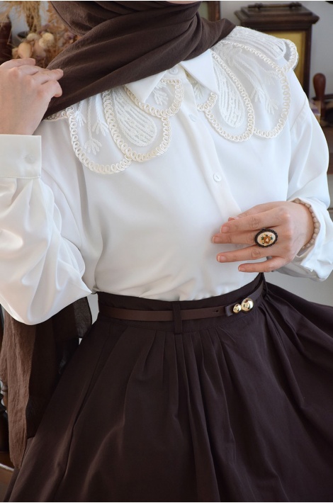 Zarif Etek Kahverengi