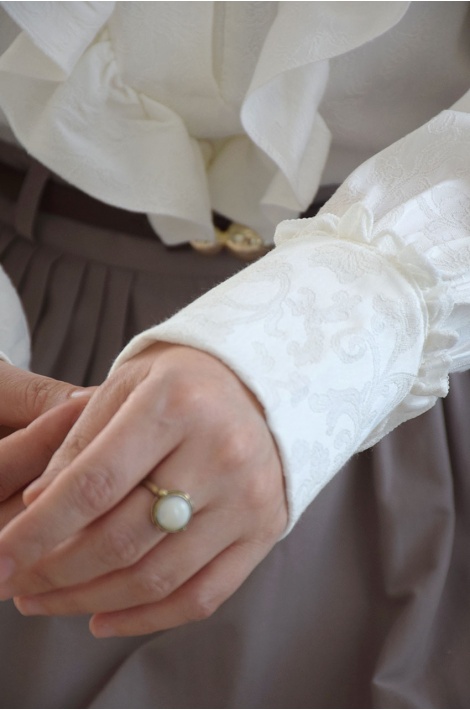 Vintage Volanlı Gömlek