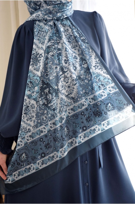 Vual Şal Petrol-Turkuaz Mavi