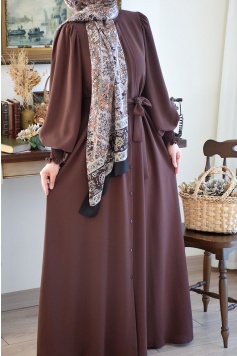 Prenses Model Ferace Kahverengi