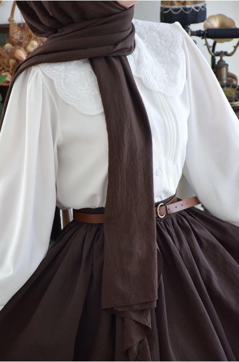 Prenses Etek Kahverengi