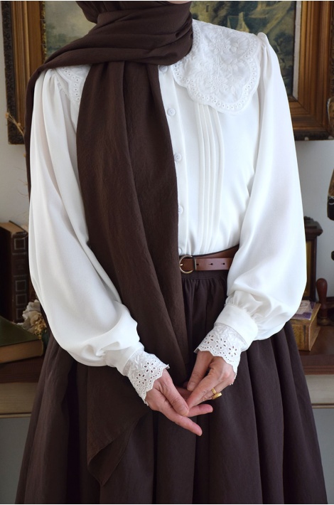 Prenses Etek Kahverengi