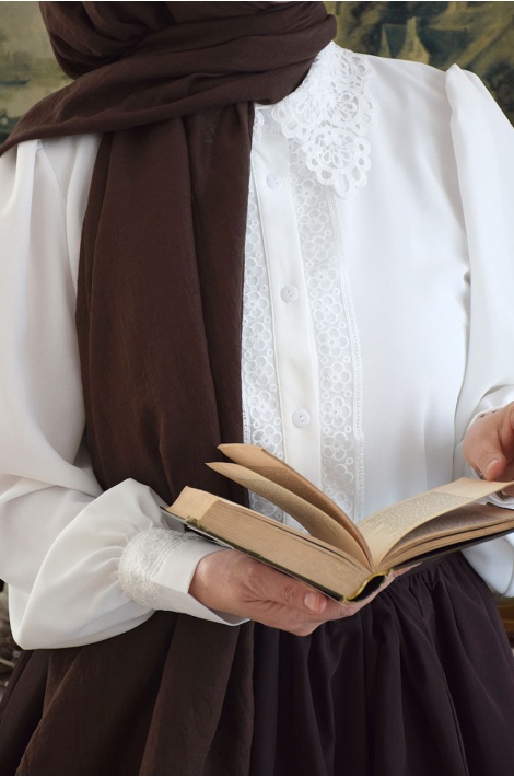 Hanım Hanımcık Gömlek Beyaz