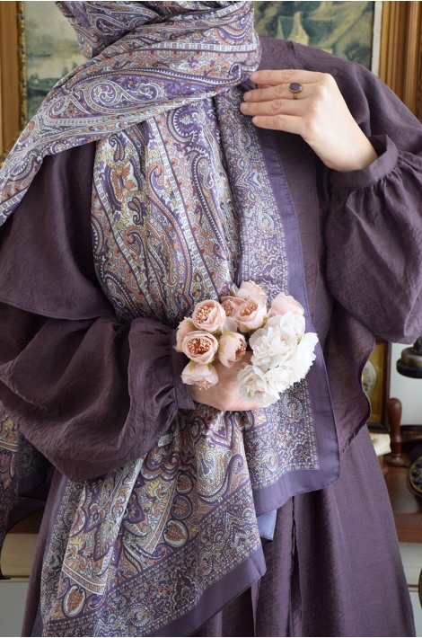 Hijab Elbise Mürdüm