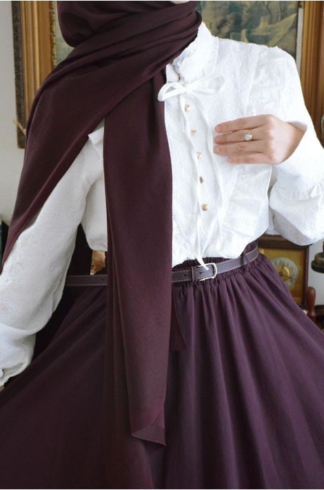 Rölyefli Elegant Gömlek