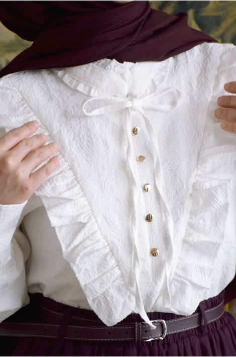 Rölyefli Elegant Gömlek