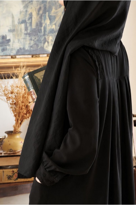 Fistolu Zarif Ferace Siyah