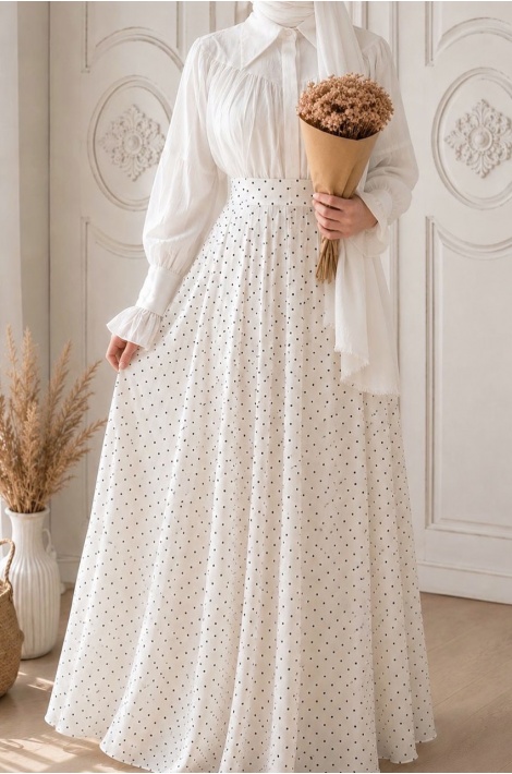 Lady Gömlek Beyaz