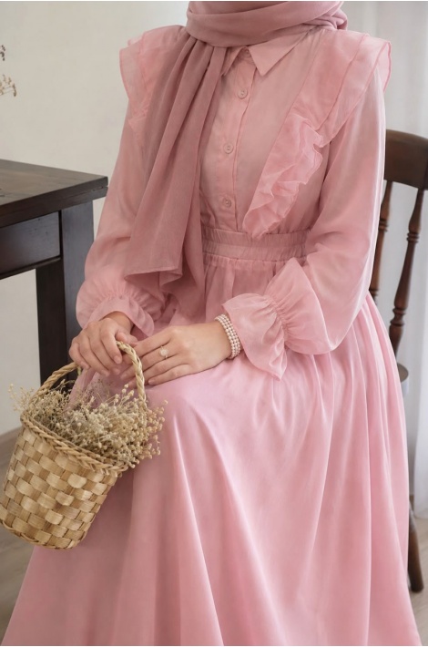 Volanlı Takım Pembe