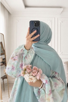Mint Rengi Soft Şal
