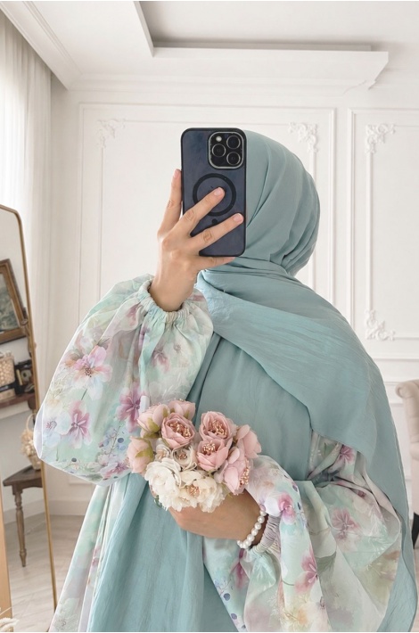Mint Rengi Soft Şal