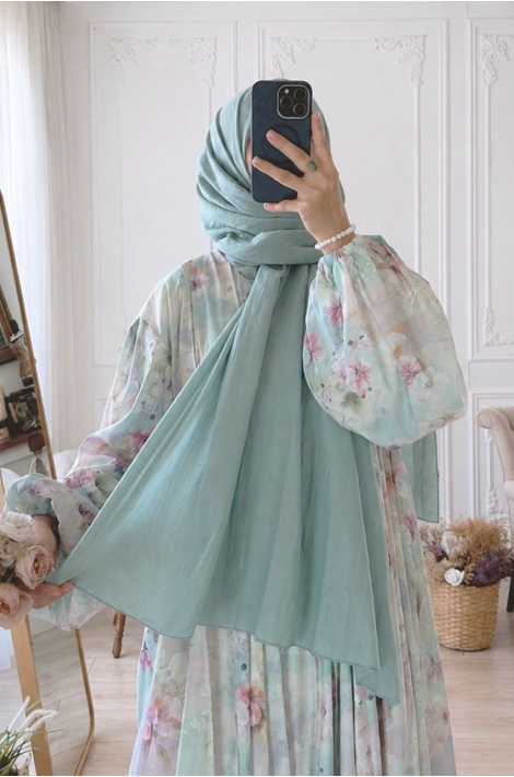 Mint Rengi Soft Şal