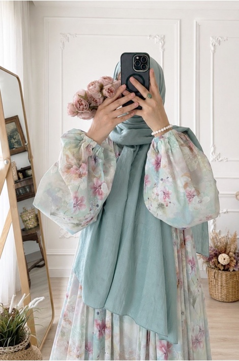 Mint Rengi Soft Şal