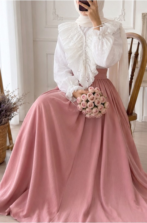 Kuğu Etek Pembe