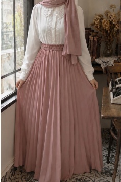 Piliseli Etek Pembe