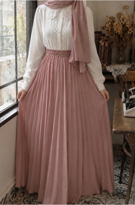 Piliseli Etek Pembe