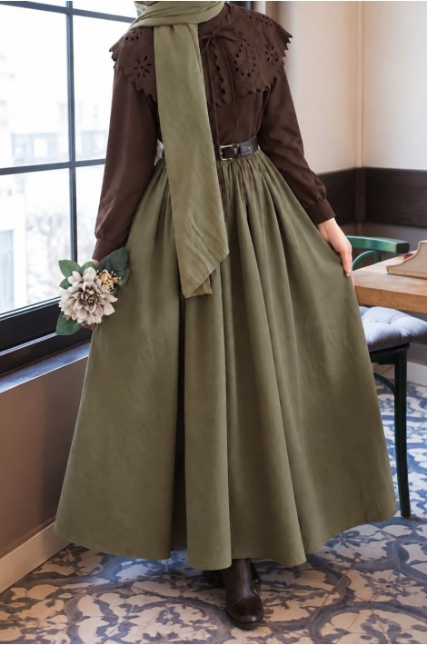 Yakalı Model Romantik Sweatshirt