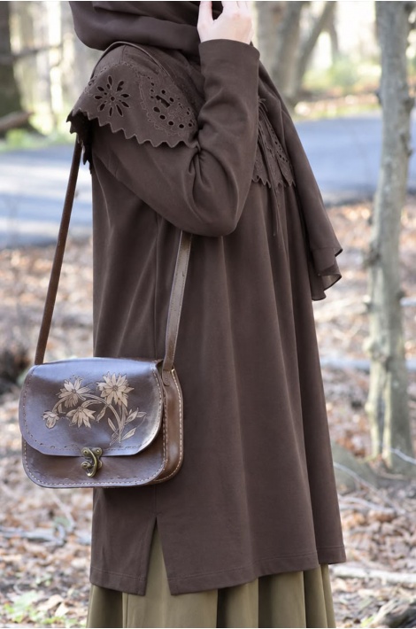Yakalı Model Romantik Sweatshirt